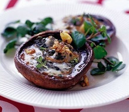 Cheesy autumn mushrooms recipe