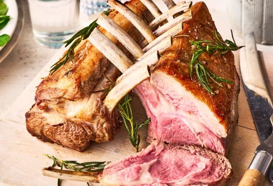 Roast rack of lamb with rosemary recipe