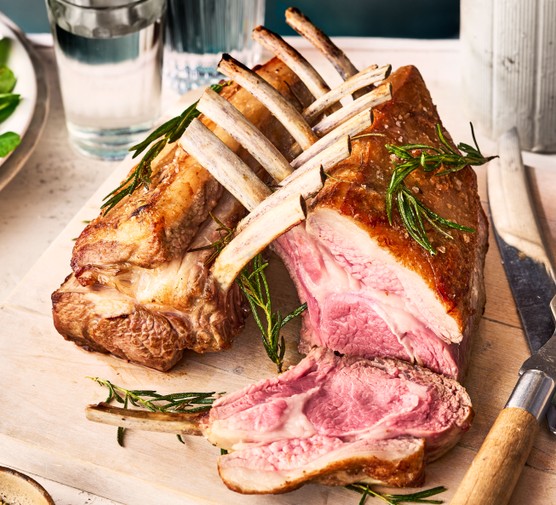 Roast rack of lamb with rosemary recipe 