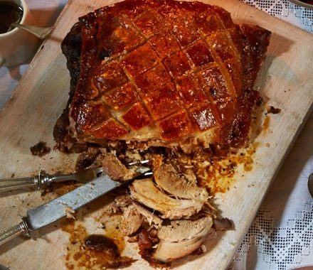 Slow-roast pork shoulder recipe