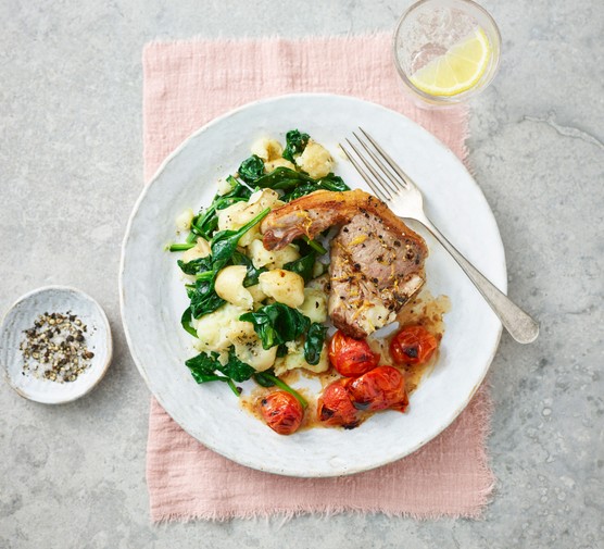 Grilled lamb & potato crush recipe 