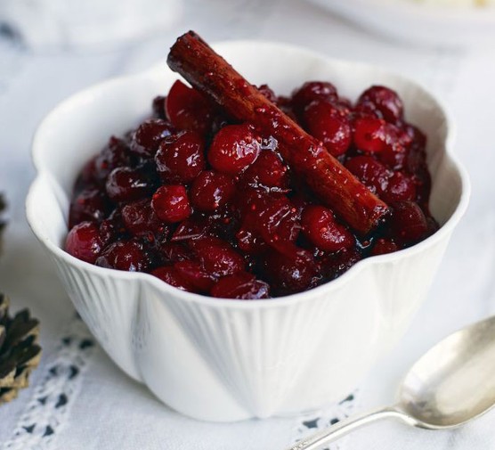 Clementine & Port spiced cranberry sauce recipe 