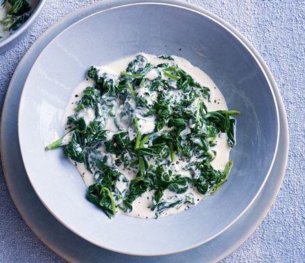 Easy creamed spinach recipe