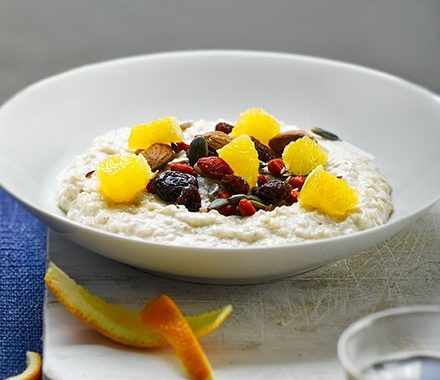 Fruit & nut breakfast bowl recipe