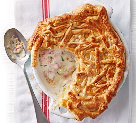 Ham & tarragon pot pie recipe 