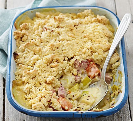 Ham & veg crumble recipe 