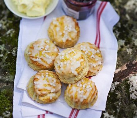 Lemon drizzle scones recipe