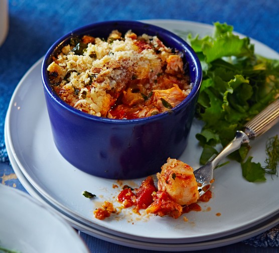 Mediterranean fish gratins recipe 