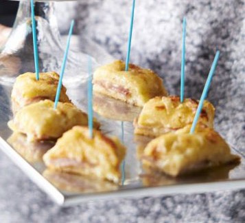 Mini croque monsieurs recipe