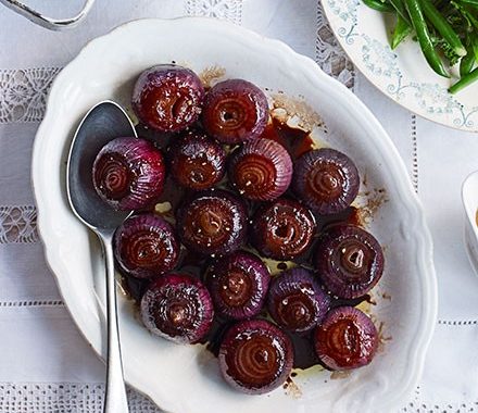 Sweet roasted onions recipe