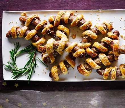 Pigs in puff pastry blankets recipe