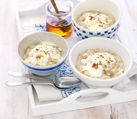 Apple & linseed porridge recipe