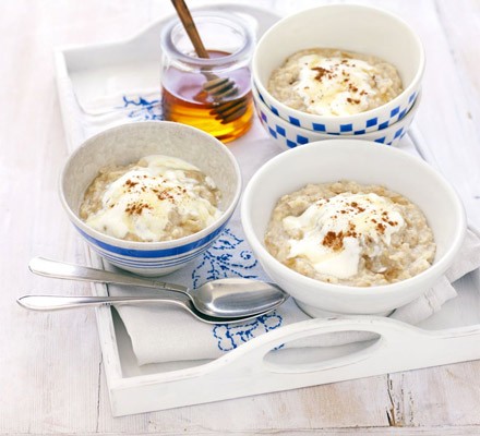 Apple & linseed porridge recipe 