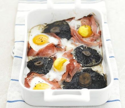 All-in-one-baked mushrooms recipe