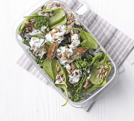 Super-green mackerel salad recipe 