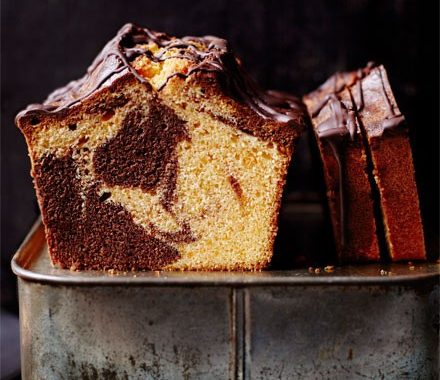 Chocolate orange marble cake recipe
