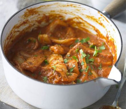 Squid with brandy & cream recipe