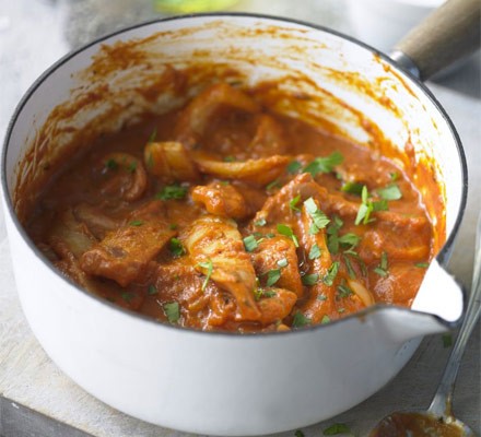 Squid with brandy & cream recipe 