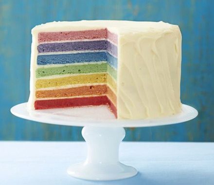 Rainbow cake recipe