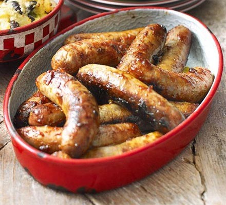 Sweet chilli bangers recipe 