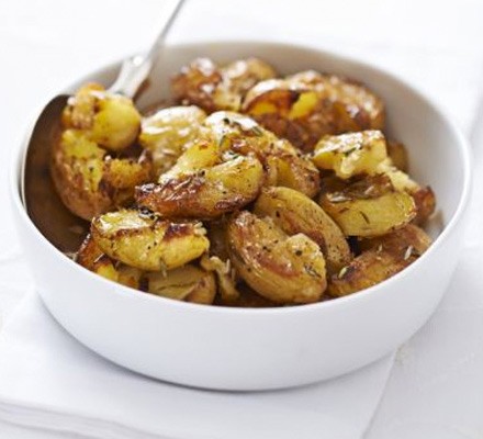 Crispy squashed baby roasties recipe 