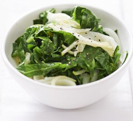 Spring greens, fennel & apples recipe 