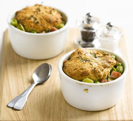 Ham & leek cobbler recipe 