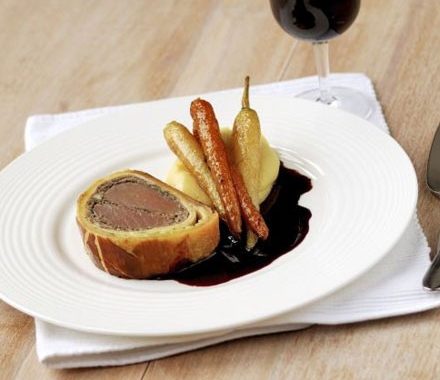 Venison & wild mushroom wellington recipe