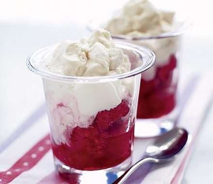 Crushed raspberry creams recipe