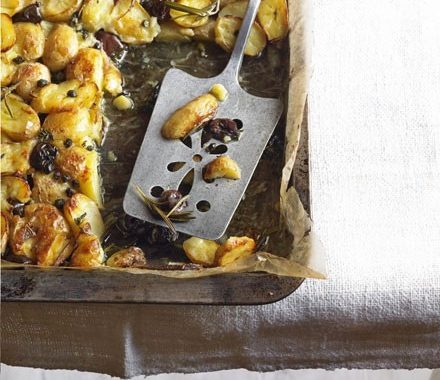 Crispy new potato bake recipe