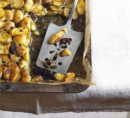 Crispy new potato bake recipe 
