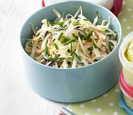 Cheese & chive coleslaw recipe