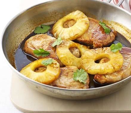 Spiced pineapple pork recipe