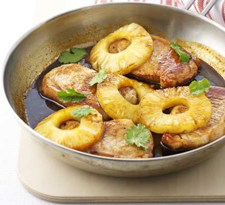 Spiced pineapple pork recipe 