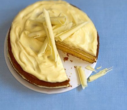 Orange & white chocolate sponge recipe