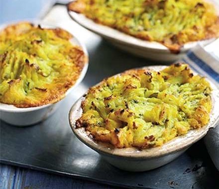 Spiced parsnip shepherd's pies recipe