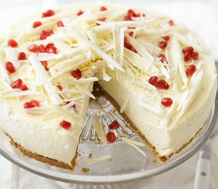 White chocolate & ricotta cheesecake recipe