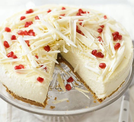 White chocolate & ricotta cheesecake recipe 