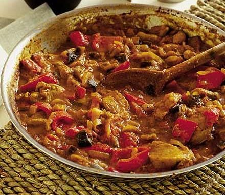 Spicy pork & aubergine recipe