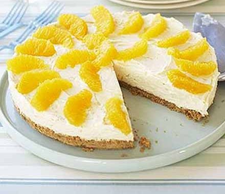 No-bake orange cheesecake recipe