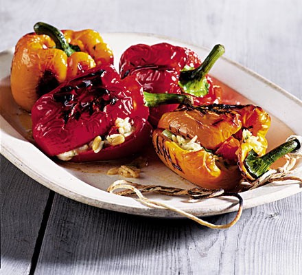 Stuffed peppers on the barbie recipe 