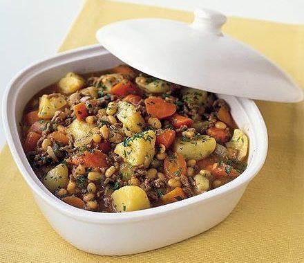 Beef & bean hotpot recipe