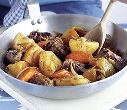 Sausage & root veg stovie recipe