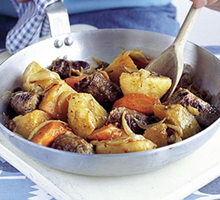 Sausage & root veg stovie recipe 