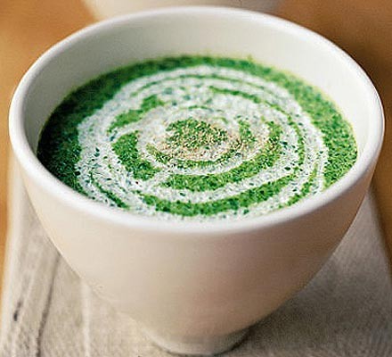 Creamy spinach soup recipe 