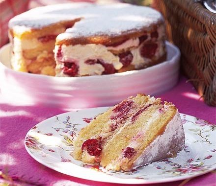 Raspberry layer cake recipe