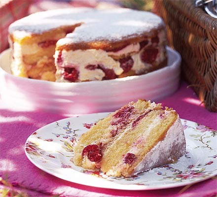 Raspberry layer cake recipe 