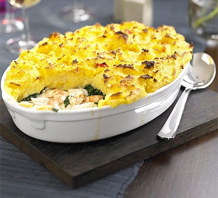 Fish pie with saffron mash recipe 