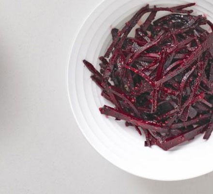 Hot beetroot salad recipe 