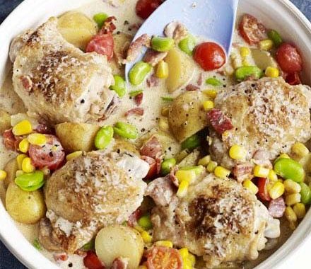 Summer chicken one-pot recipe